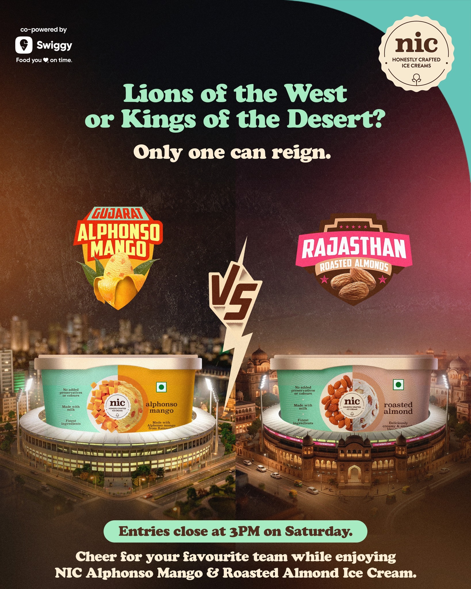 NIC Ice Cream Contest 2026 Alphonso Mango vs Roasted Almonds Giveaway