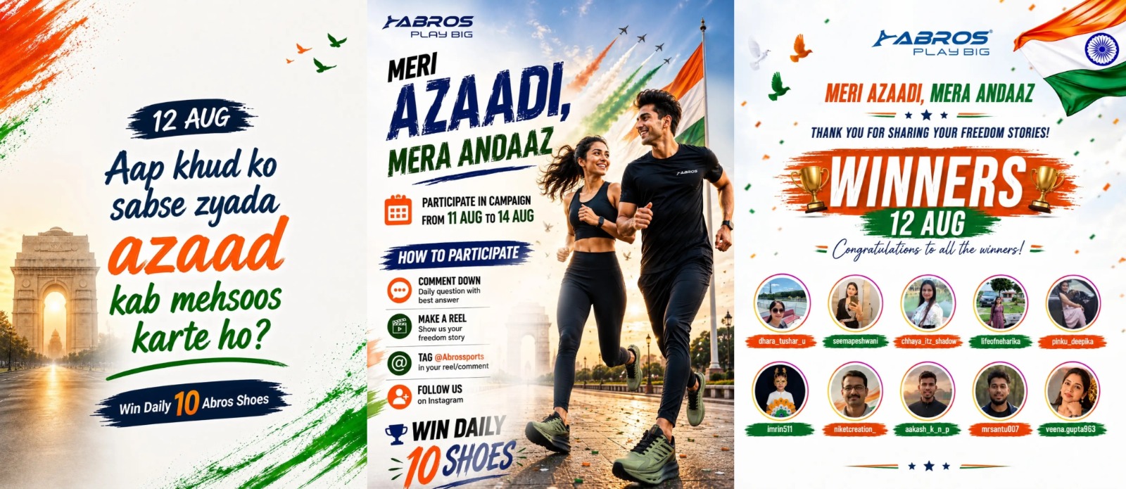Abros Meri Aazaadi Mera Andaaz Contest – Win Abros Shoes
