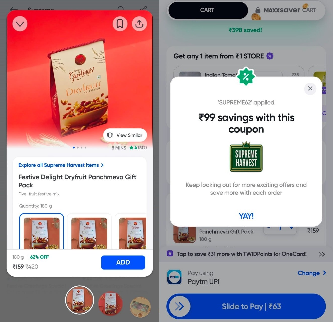 Swiggy Instamart Spin and Win Rakhi Deal