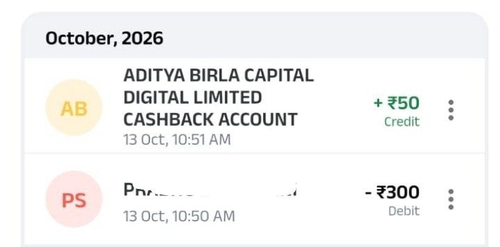 ABCD Bill Payment ₹50 Cashback