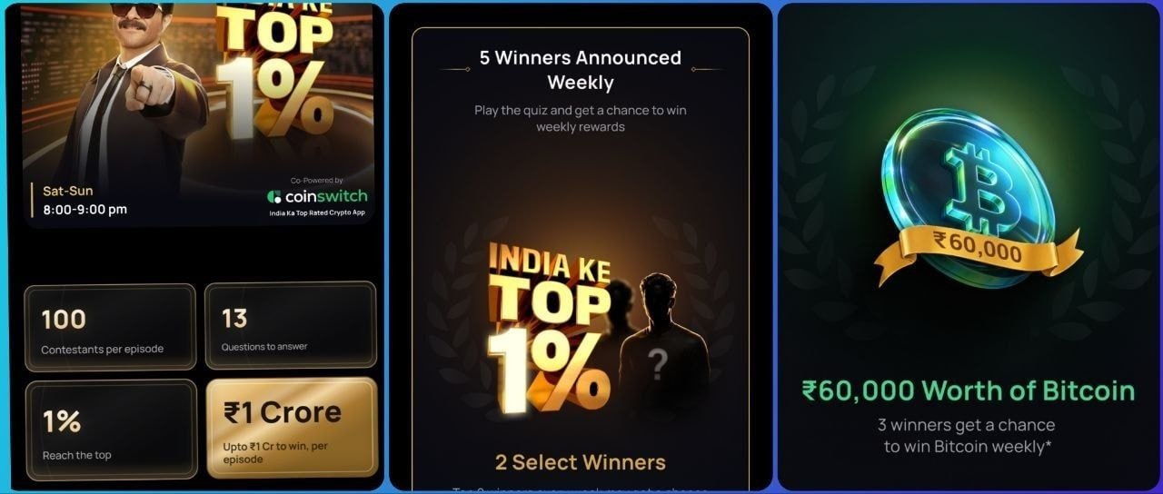 CoinSwitch India Ke Top 1% Contest