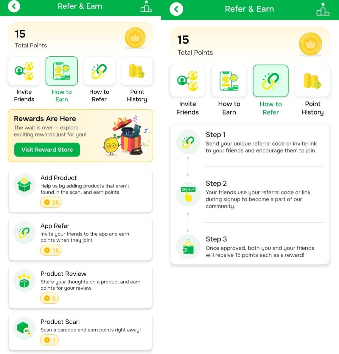 FactsScan app earn Amazon gift card referral method