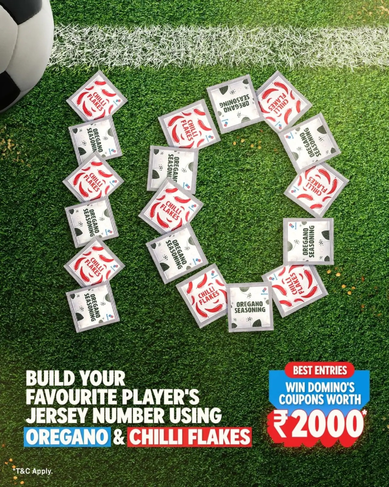 Domino's Jersey Number Contest – Win ₹2,000 Domino's Coupon