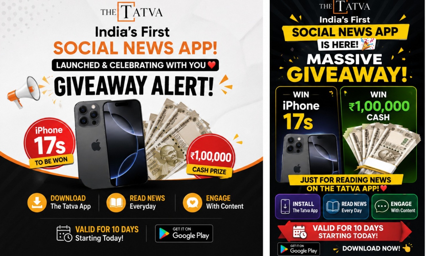 The Tatva App Contest Win iPhone 17 and 1 Lakh Cash