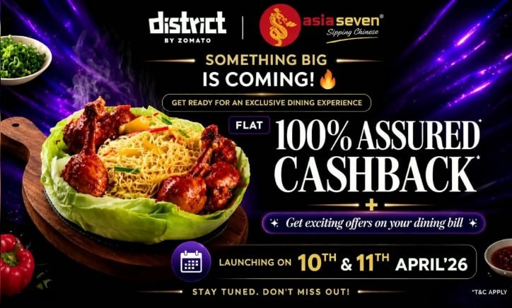 Asia Seven 100% Cashback Offer