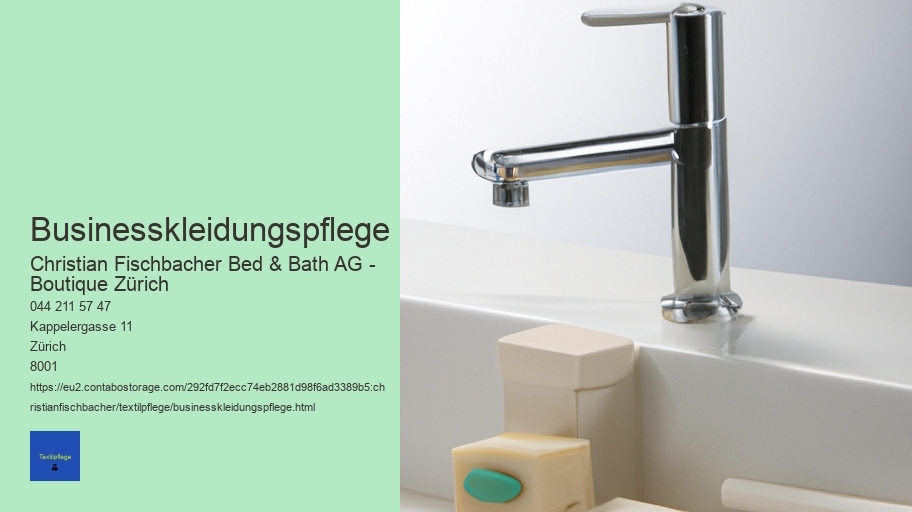 Businesskleidungspflege
