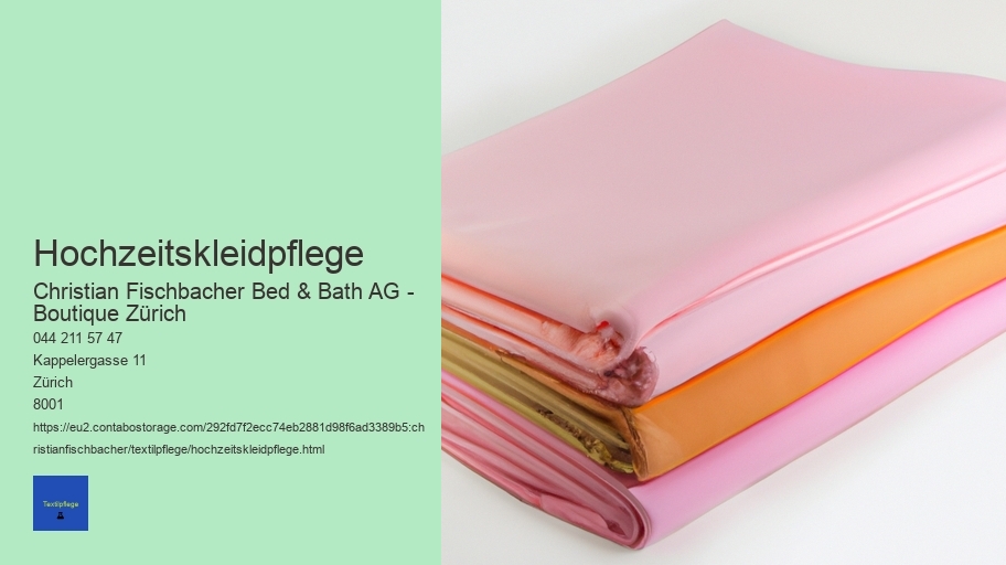 Hochzeitskleidpflege