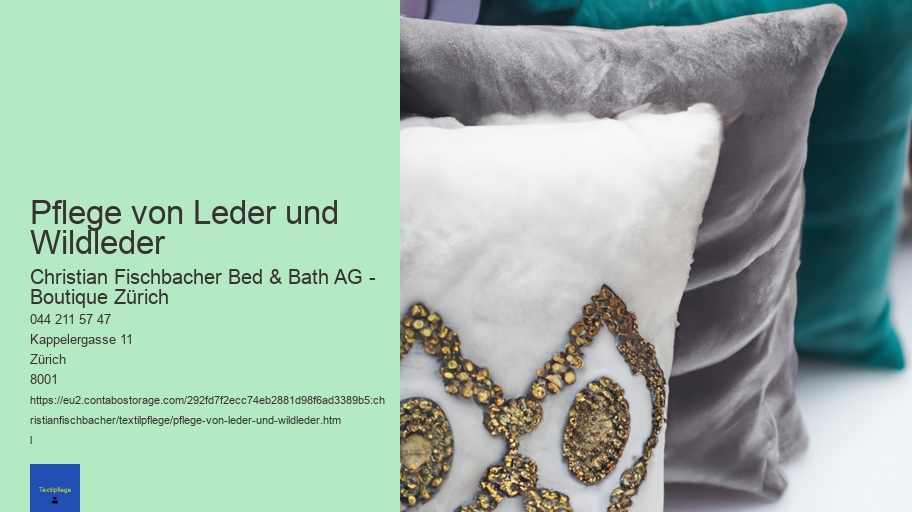 Pflege von Leder und Wildleder