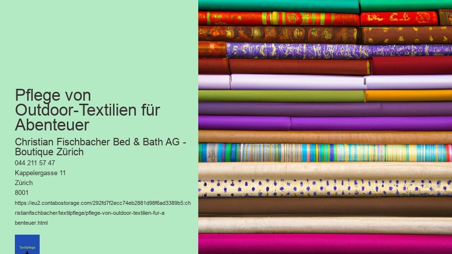 Pflege von Outdoor-Textilien für Abenteuer
