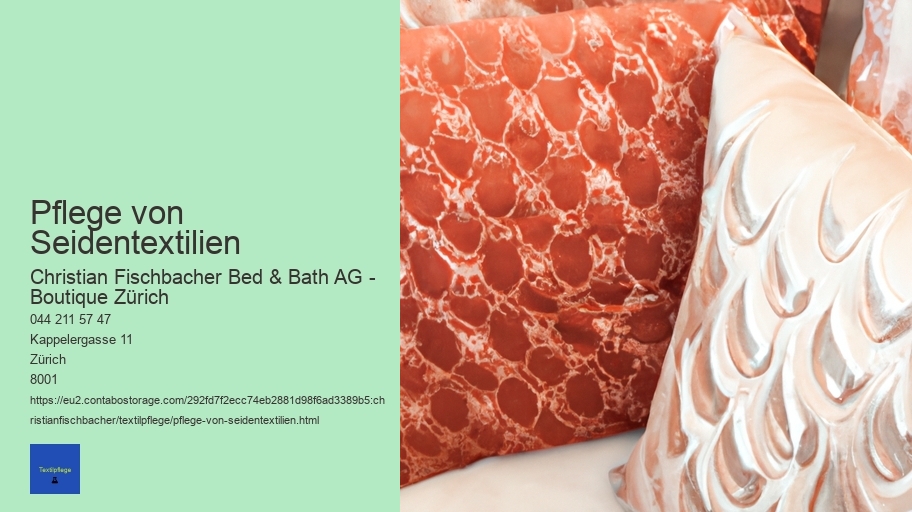 Pflege von Seidentextilien