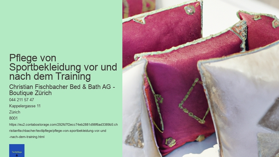 Pflege von Sportbekleidung vor und nach dem Training