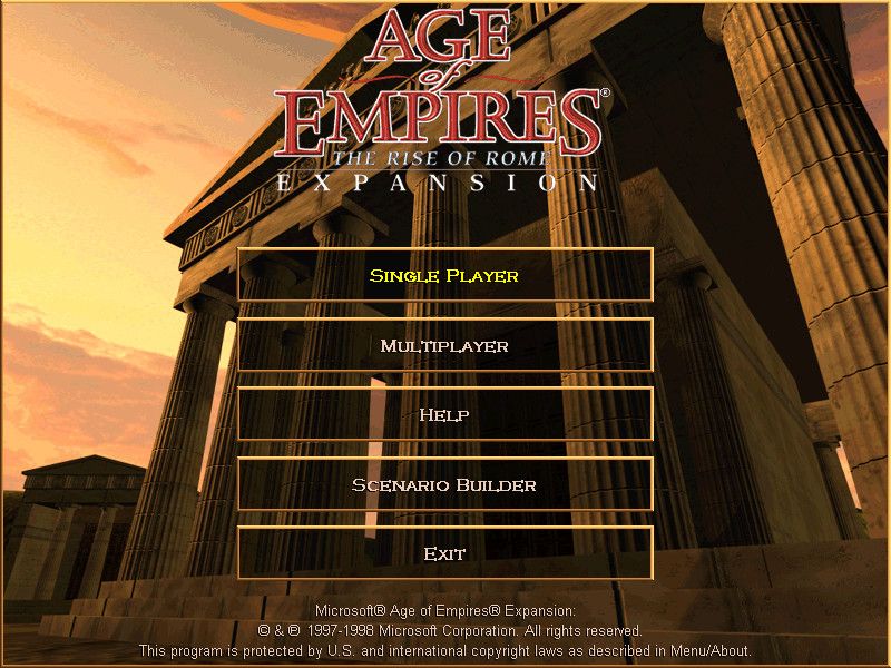 AGE OF EMPIRES: THE RISE OF ROME
