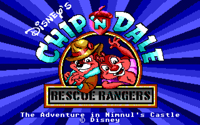 CHIP `N DALE RESCUE RANGERS: THE ADVENTURES IN NUMNUL`S CASTLE