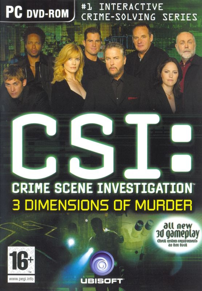 csi crime scene investigation 3 dimensions of murder