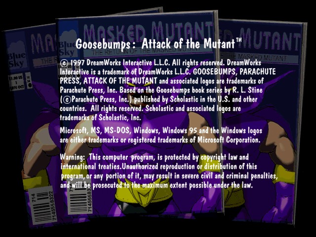 GOOSEBUMPS: ATTACK OF THE MUTANT