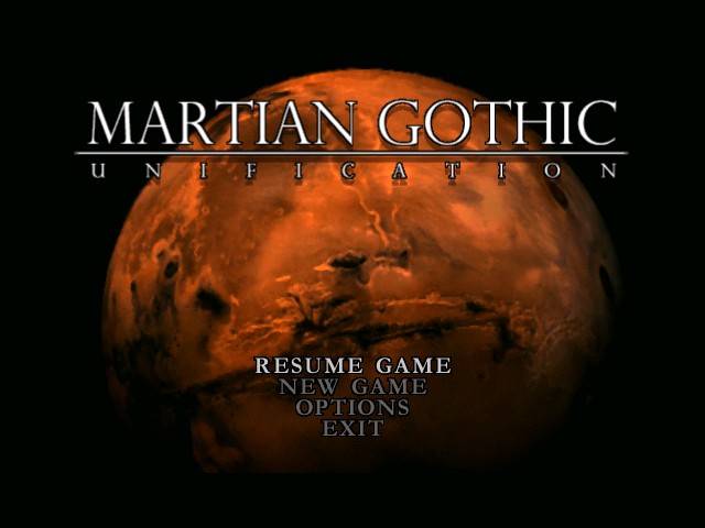 MARTIAN GOTHIC UNIFICATION