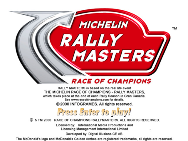 MICHELIN RALLY: MASTERS RACE OF CHAMPIONS