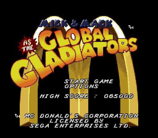 MICK & MACK AS THE GLOBAL GLADIATORS