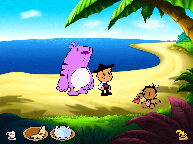MOOP AND DREADLY IN THE TREASURE ON BING BONG ISLAND