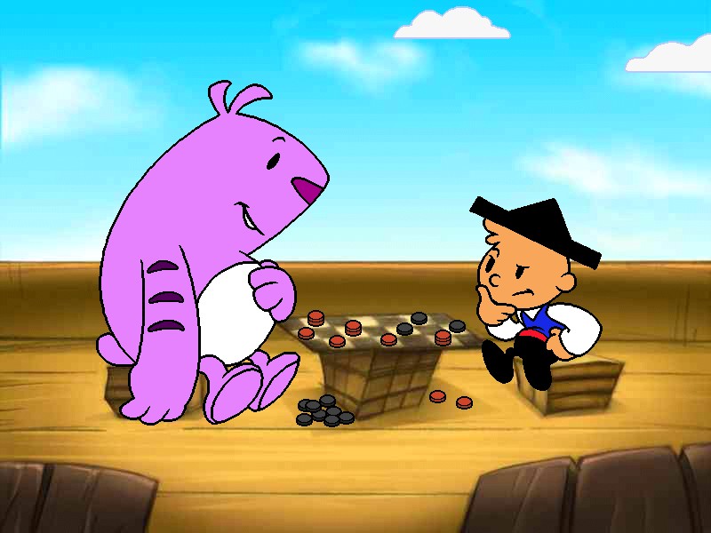 MOOP AND DREADLY IN THE TREASURE ON BING BONG ISLAND
