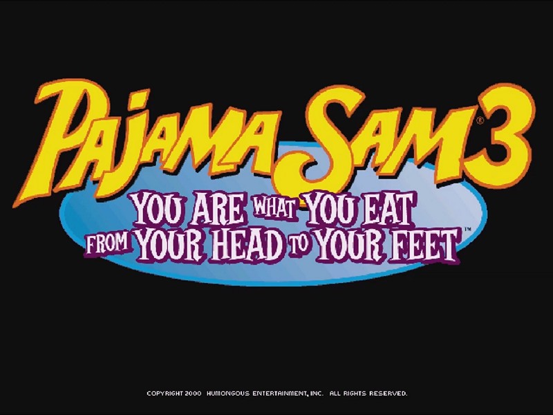 PAJAMA SAM 3: YOU ARE WHAT YOU EAT FROM YOUR HEAD TO YOUR FEET