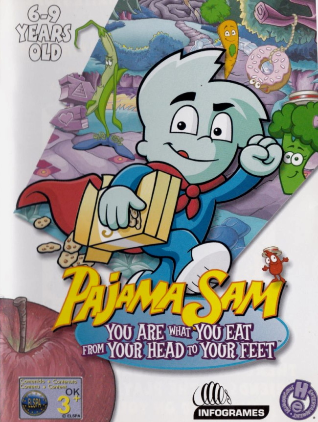 pajama sam 3 you are what you eat from your head to your feet