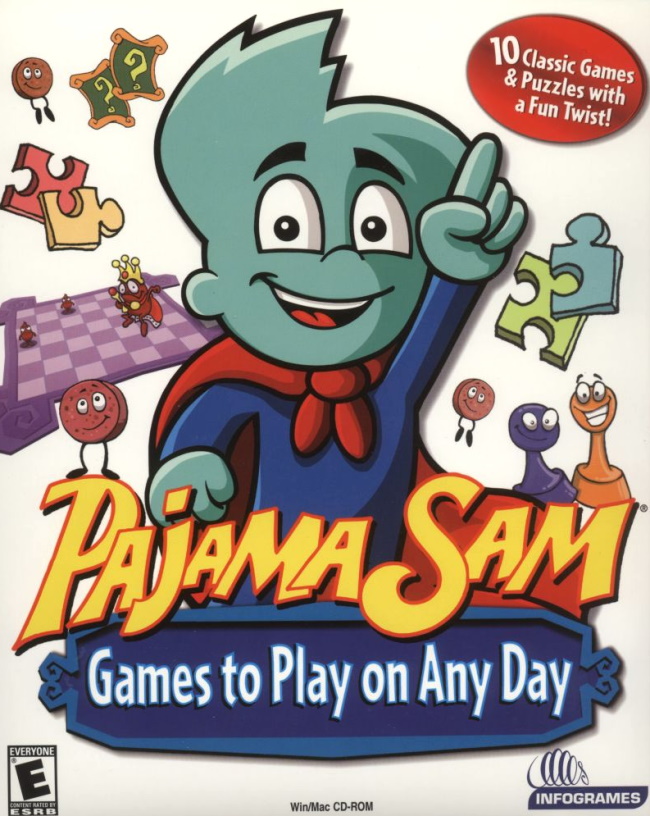 pajama sam games to play on any day