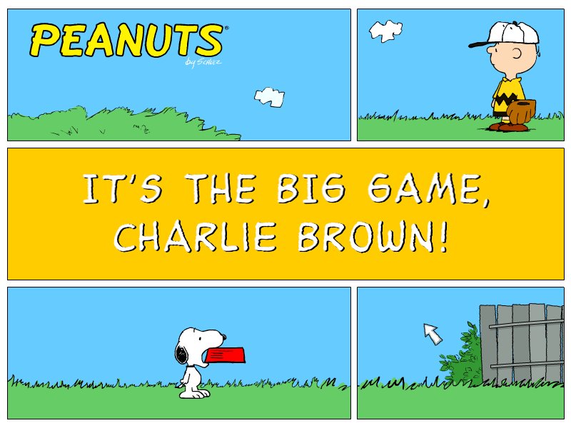 PEANUTS: IT'S THE BIG GAME, CHARLIE BROWN!