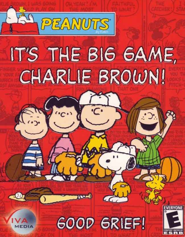 peanuts its the big game charlie brown