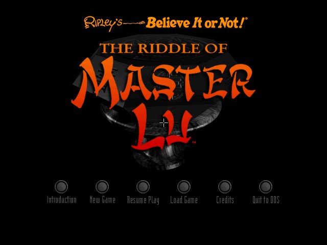 RIPLEY'S BELIEVE IT OR NOT!: THE RIDDLE OF MASTER LU