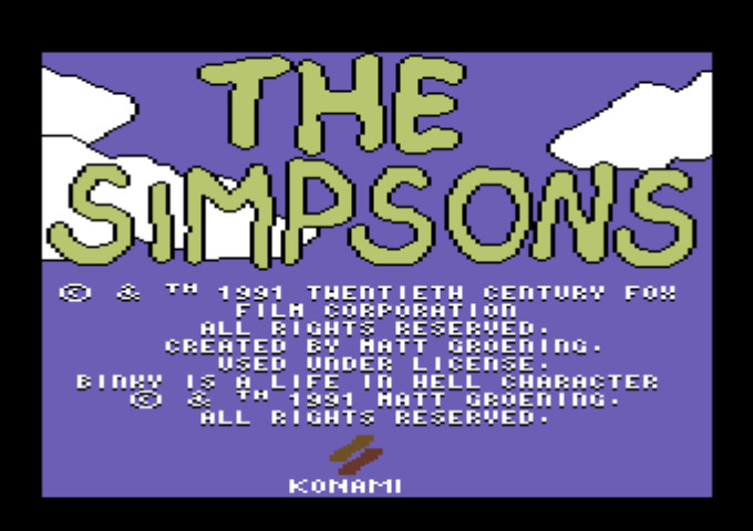 SIMPSONS - THE ARCADE GAME