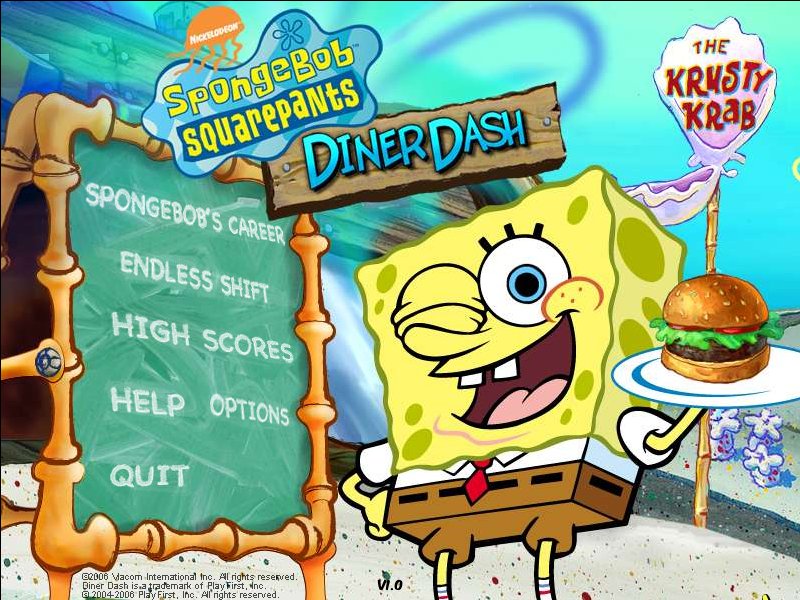 Download SpongeBob SquarePants: Diner Dash (Windows) - My Abandonware