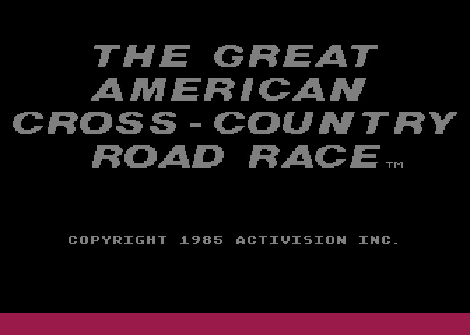 THE GREAT AMERICAN CROSS-COUNTRY ROAD RACE