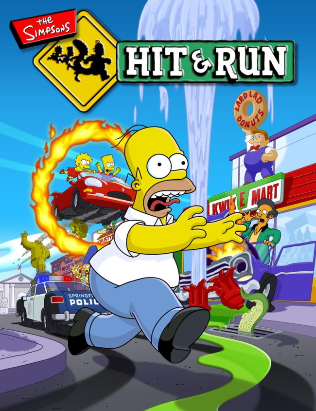 the simpsons hit and run