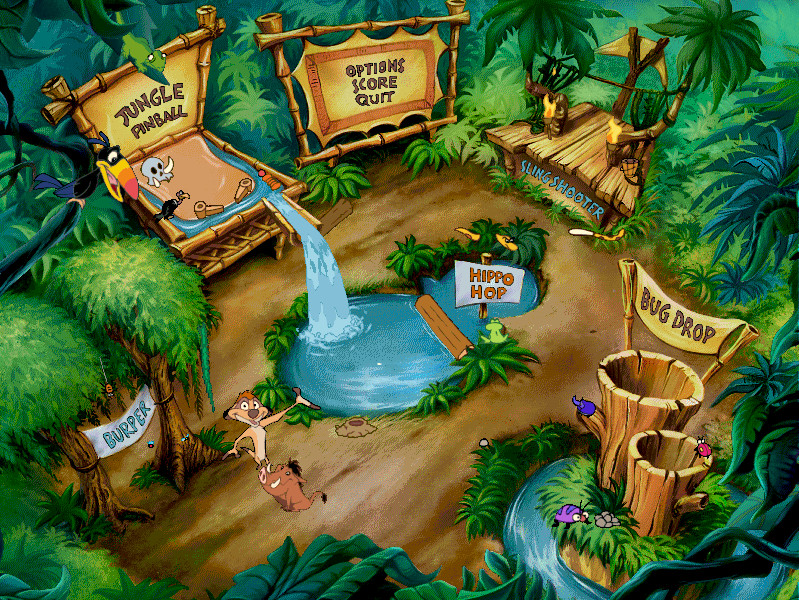 TIMON AND PUMBAA`S - JUNGLE GAMES