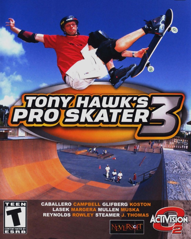 tony hawks pro skater 3
