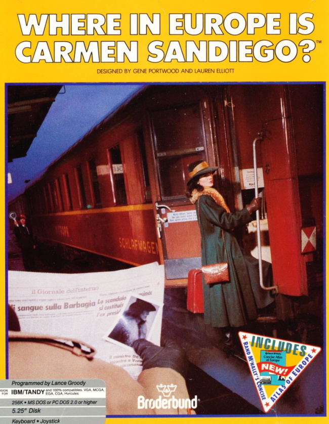 where in europe is carmen sandiego