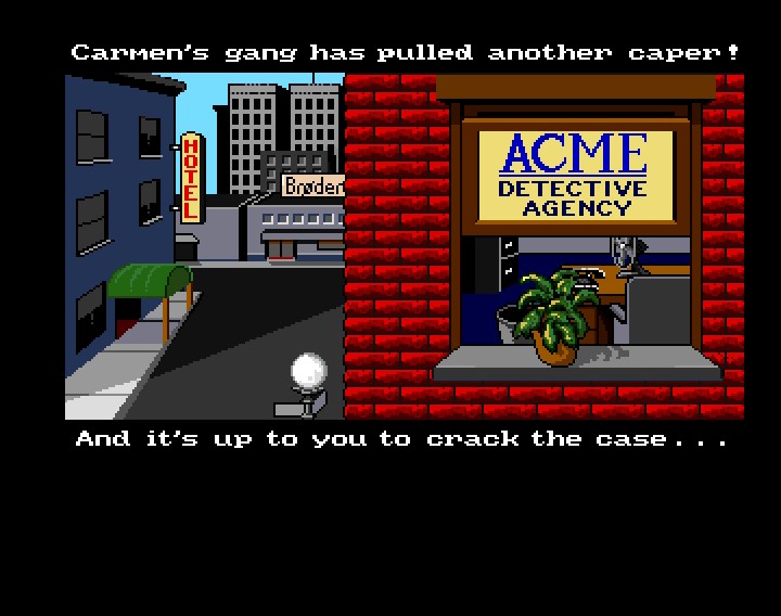 DOS Game: Where in the World is Carmen Sandiego (1985 Broderbund