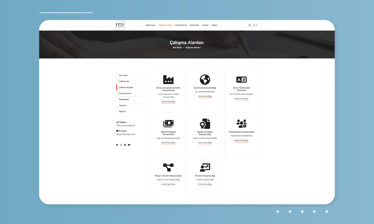 ITD Group Kurumsal Web sitesi