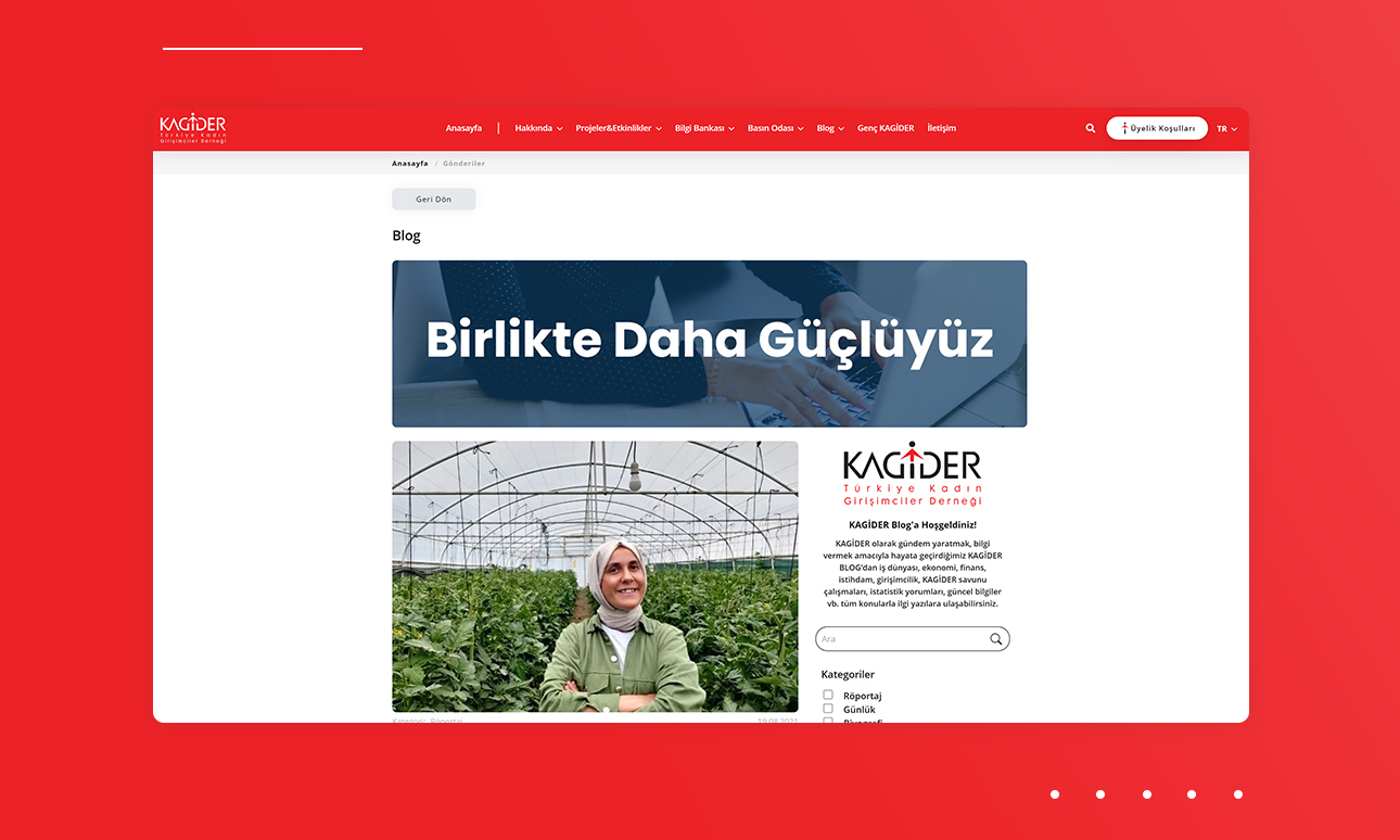 KAGİDER Website