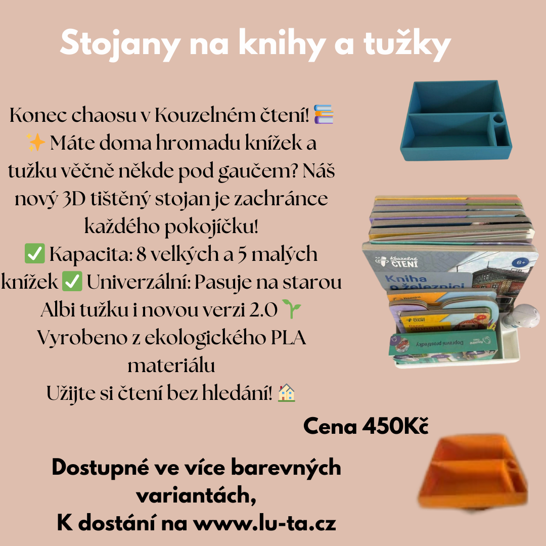 Stojan na knížky a tužku