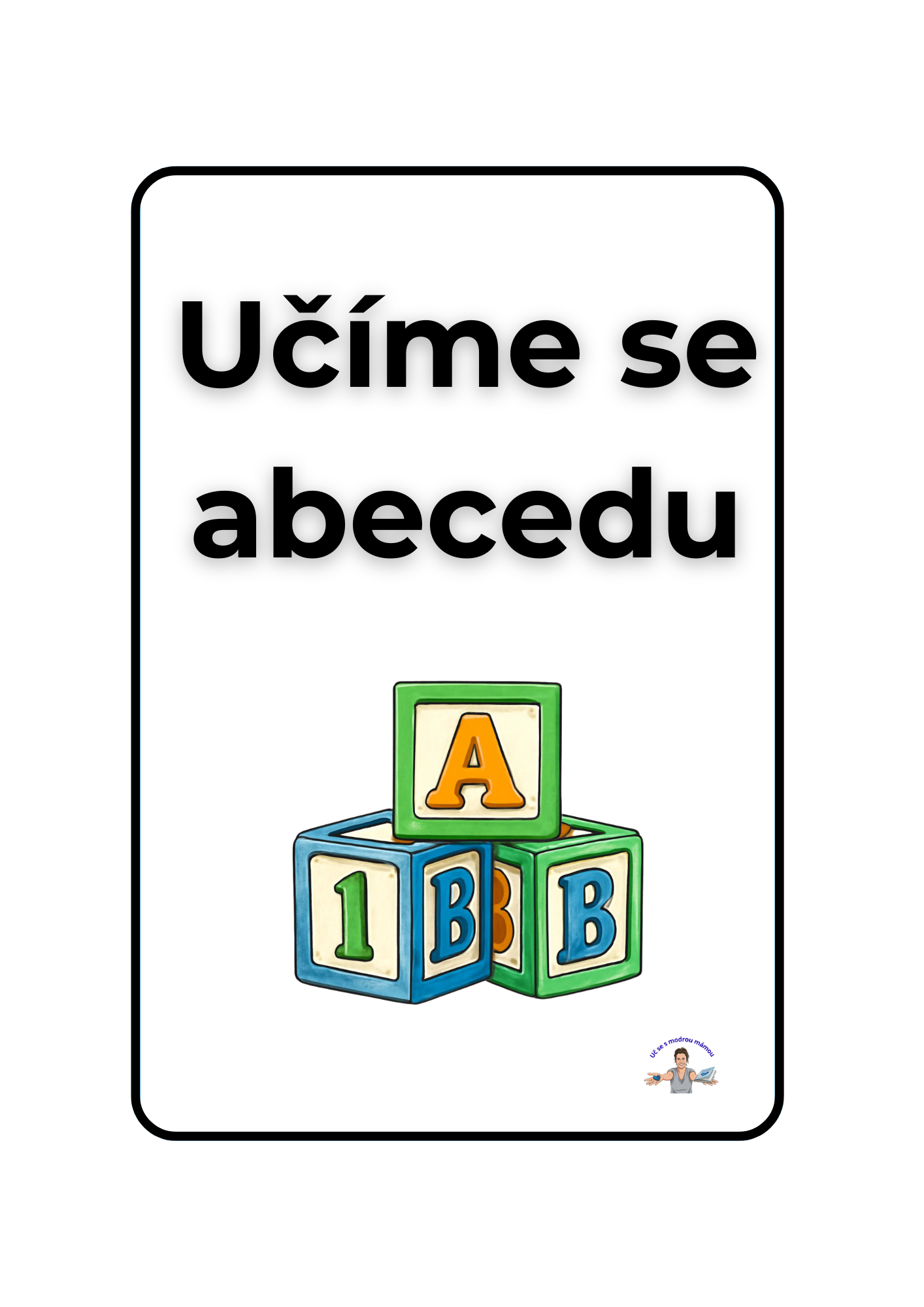 VESELÁ ABECEDA – Barevné výukové karty pro malé objevitele