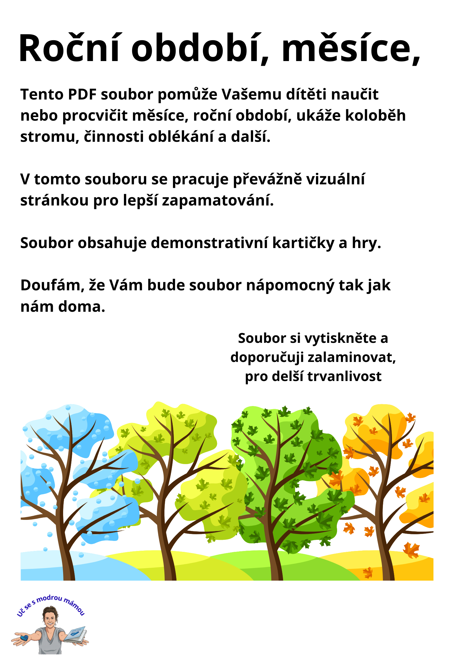 ROČNÍ OBDOBÍ A MĚSÍCE – Průvodce koloběhem roku