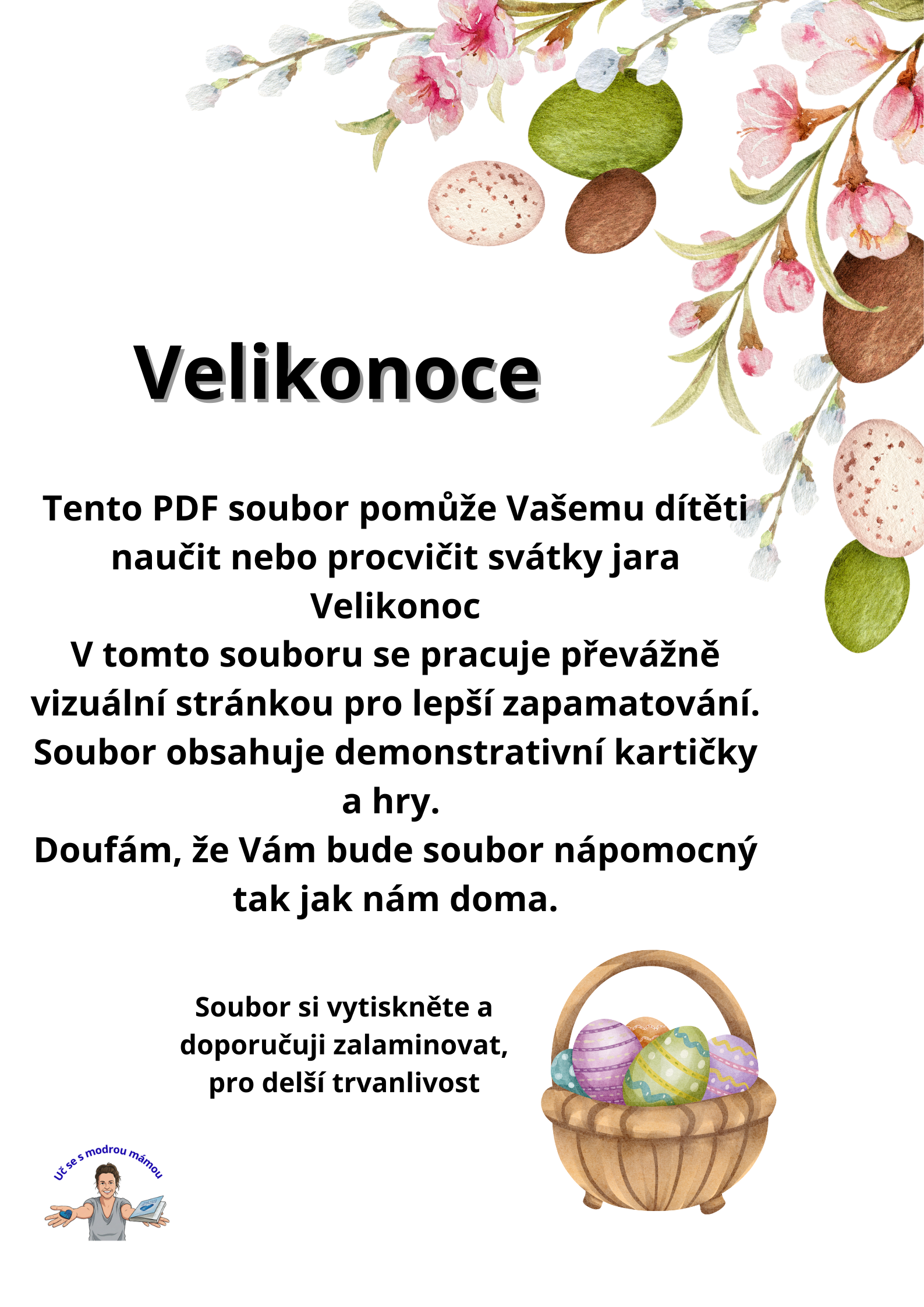VELIKONOCE – Tradice, barvy a učení hrou