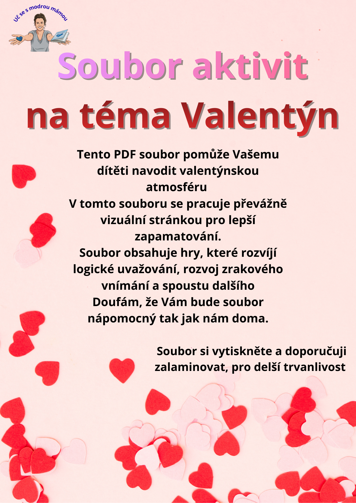 Valentýnská mise: Soubor aktivit (ZDARMA)