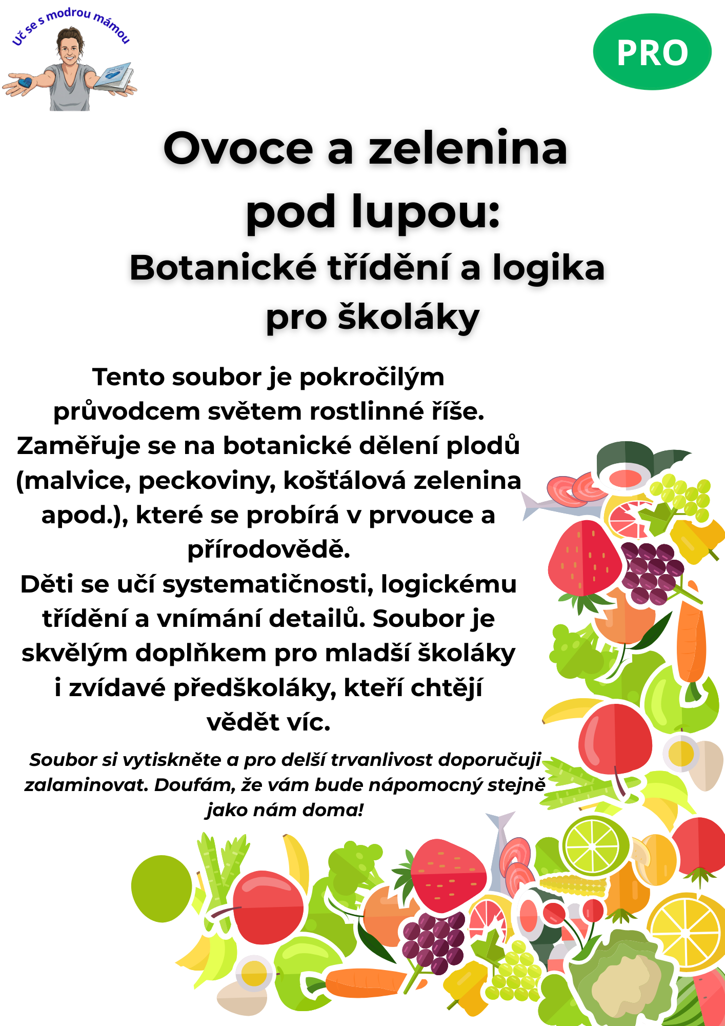 Ovoce a zelenina PRO: Botanika pod lupou
