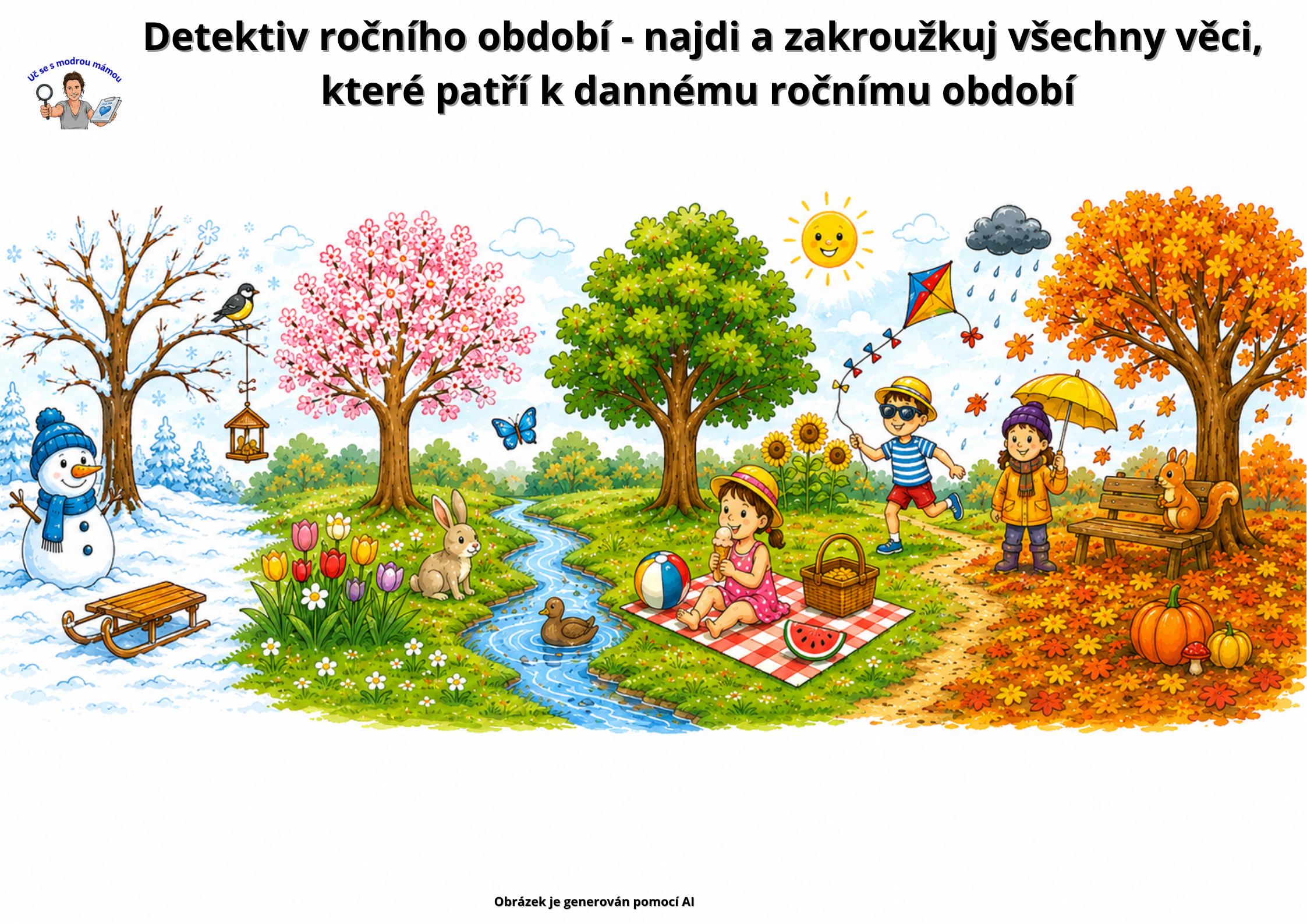 Detektiv ročních období: Velký soubor aktivit v krabici - náhled 10