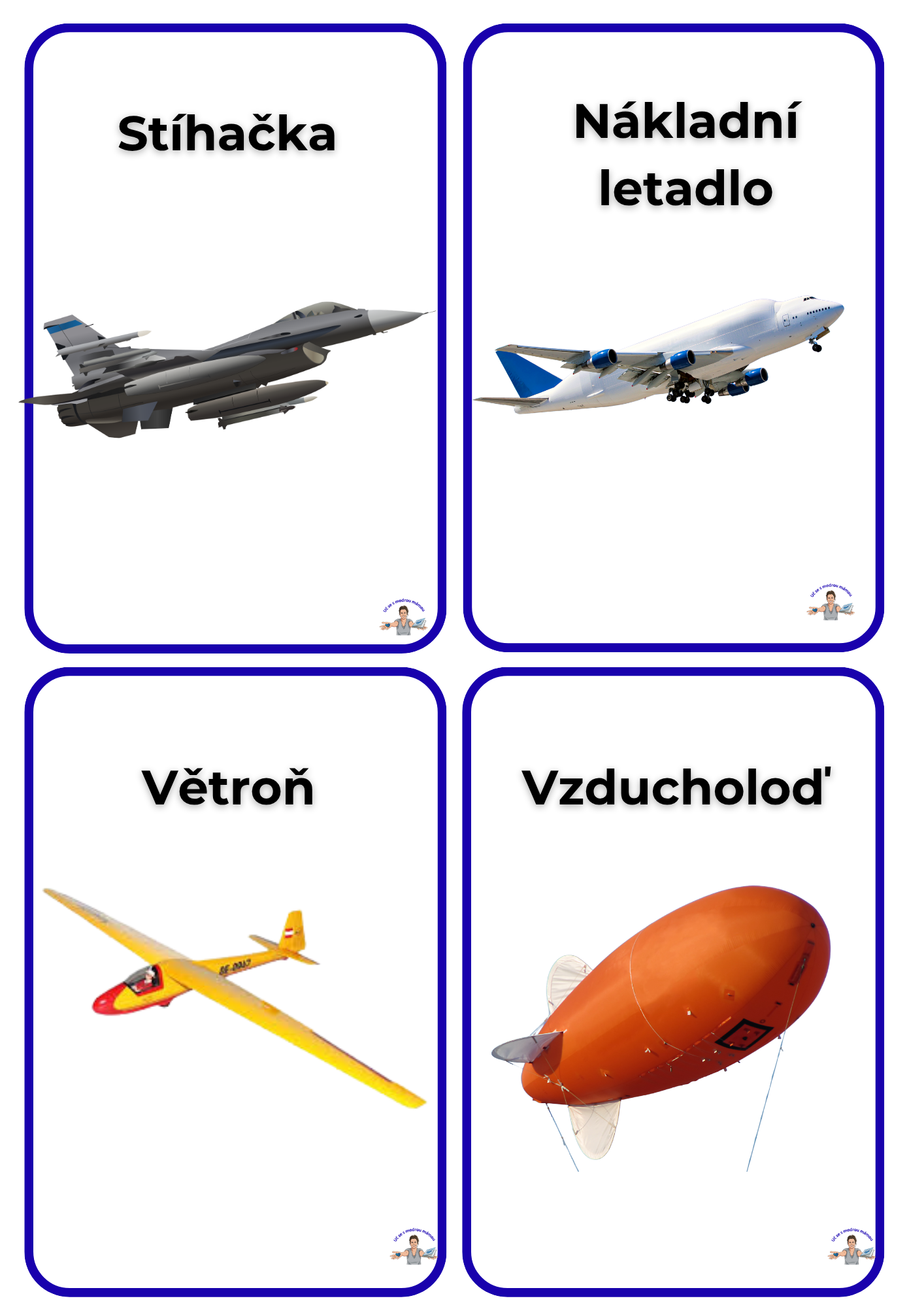 Velká sada karet: DOPRAVA A PROSTŘEDKY - náhled 2