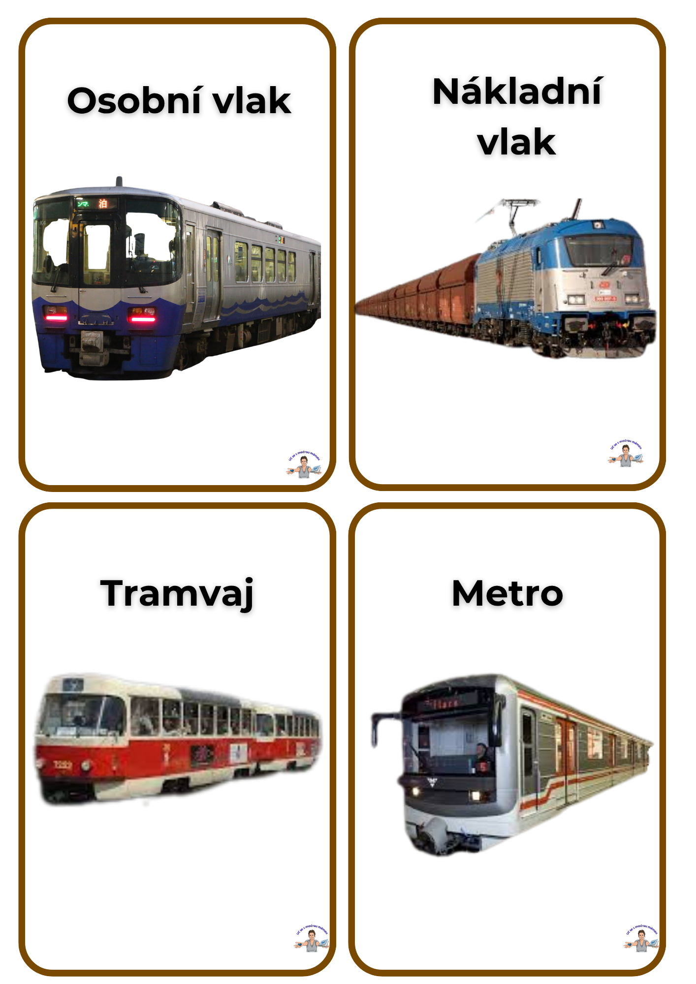 Velká sada karet: DOPRAVA A PROSTŘEDKY - náhled 4