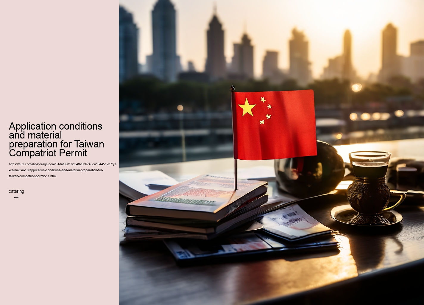 Application conditions and material preparation for Taiwan Compatriot Permit